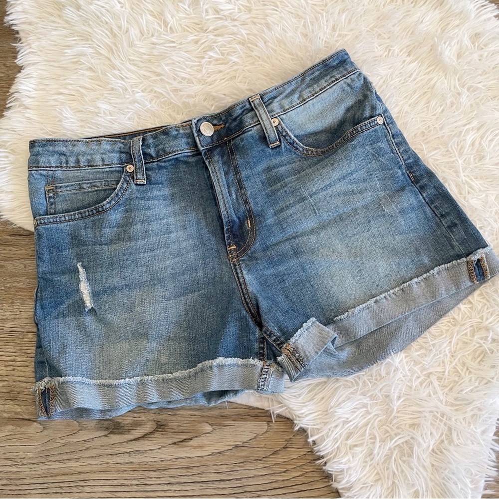 Just Black Denim Jean Cuffed Shorts W29 USA